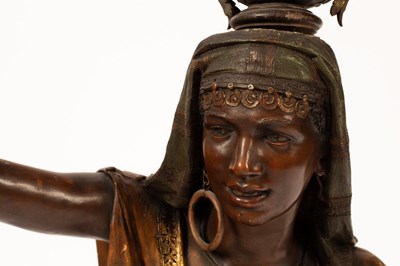 Lot 505 - A bronzed torso of an Egyptian Gypsy dancer