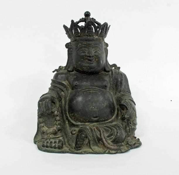 Lot 1199 - A late Ming figure of Putai, South East Asia,...