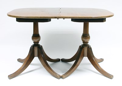 Lot 46 - A mahogany dining table of Georgian design,...