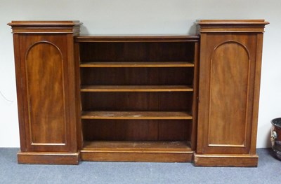 Lot 69 - A Victorian mahogany inverted breakfront...