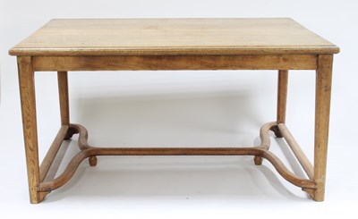 Lot 76 - An oak Arts & Crafts rectangular table with...