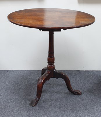 Lot 85 - A George III tripod table, probably...