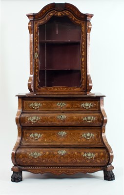 Lot 117 - An 18th Century Dutch walnut and marquetry...