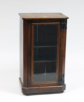 Lot 121 - An Edwardian music cabinet, 51cm wide