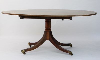 Lot 122 - An oval mahogany dining table of Regency...