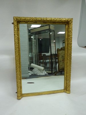 Lot 128 - A large gilt framed mirror with oak leaf and...