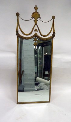 Lot 129 - A George I style mirror, surmounted by a...