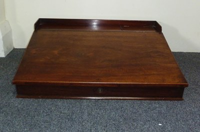 Lot 139 - A table top bureau with writing slope and...