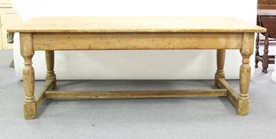 Lot 196 - A Victorian pine kitchen table, circa 1880,...