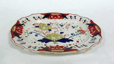 Lot 233 - A Davenport serving dish, Japan pattern, 46cm...