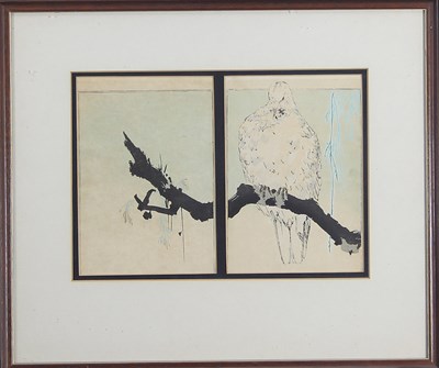 Lot 263 - Japanese School circa 1920, Doves, a pair,...