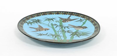 Lot 270 - An early 20th Century cloisonn?© dish,...