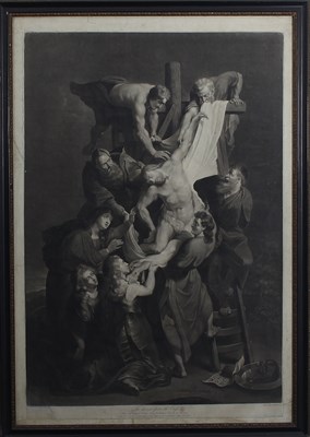 Lot 308 - Richard Earlom/Decent from the Cross/published...