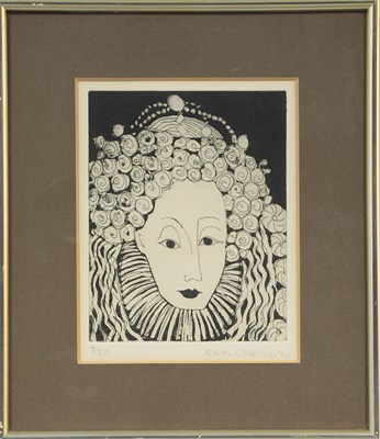 Lot 320 - Karen Usborne/Portrait of Elizabeth I and...