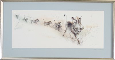 Lot 326 - After Ralph Thompson/ Warthog and Rhino/pair...