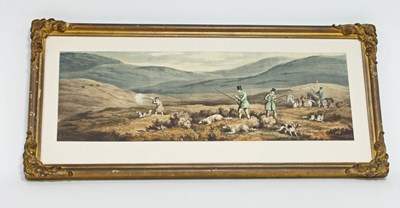Lot 329 - After Alken/Four Shooting Scenes/colour prints,...