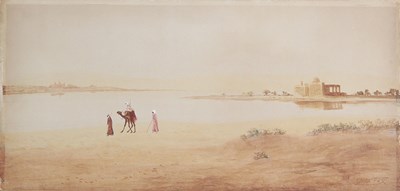 Lot 351 - John Fox/The Nile/signed/watercolour, 27cm x...