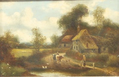 Lot 402 - Alfred Vickers (British 1786-1868)/Rural Scene,...