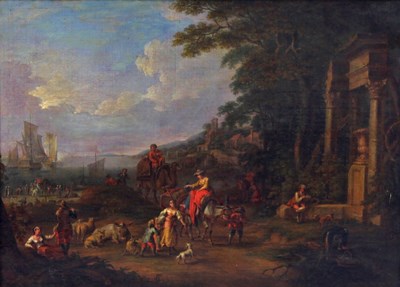 Lot 407 - Circle of Jan Pieter Van Bredael (Flemish 1654-...