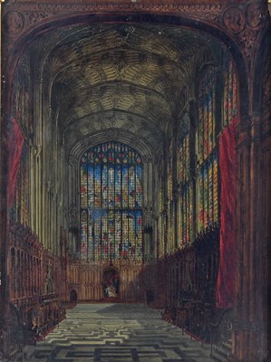 Lot 417 - 19th Century School/Kings College Chapel,...