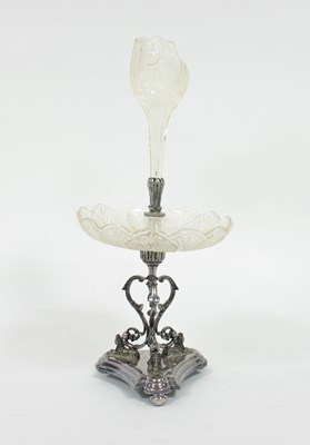 Lot 437 - A Victorian electroplated centrepiece, James...