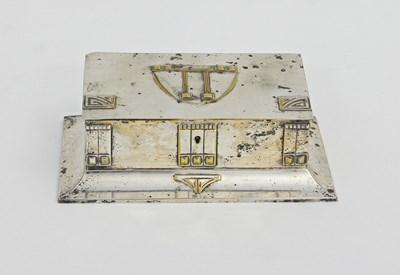 Lot 443 - A WMF silver plated casket of rectangular form,...