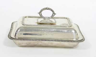 Lot 466 - A silver entr?©e dish, Sheffield 1937, of...