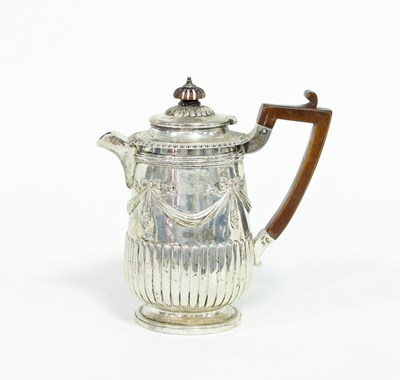 Lot 478 - A silver jug and cover, London 1890, part...