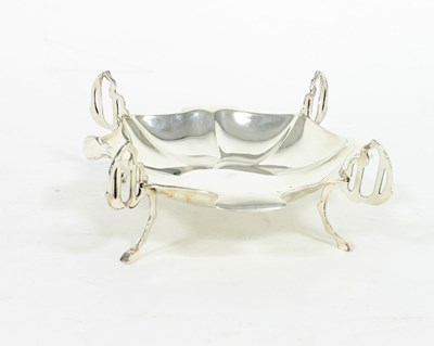 Lot 533 - An Art Nouveau silver dish, Samuel Jacob,...