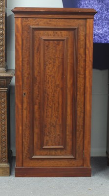 Lot 78 - A Victorian mahogany wardrobe with one...