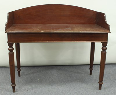 Lot 85 - A Victorian mahogany washstand with...