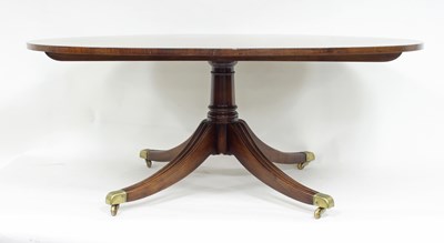 Lot 144 - A Regency style mahogany coffee table, the...