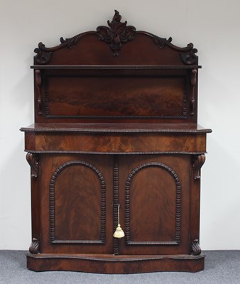 Lot 160 - A William IV serpentine front chiffonier, the...