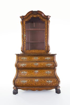 Lot 168 - An 18th Century Dutch walnut and marquetry...