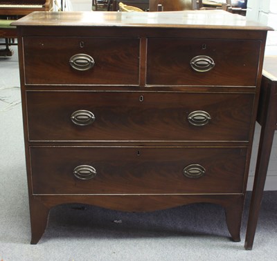 Lot 233 - An early 19th Century mahogany chest fitted...