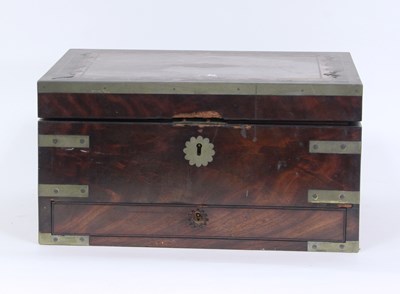 Lot 361 - A 19th Century mahogany and brass mounted...