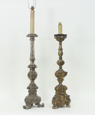 Lot 373 - A 17th century style Italian carved and...