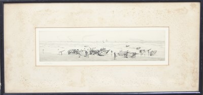 Lot 462 - W L Wyllie/Fisherfolk on the Foreshore/signed...