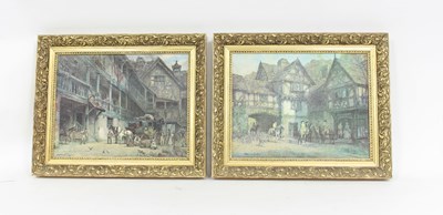 Lot 487 - After F M Bennett/The Meet/The Departure/a...