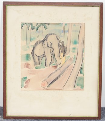 Lot 503 - J F Piers/Elephant and...