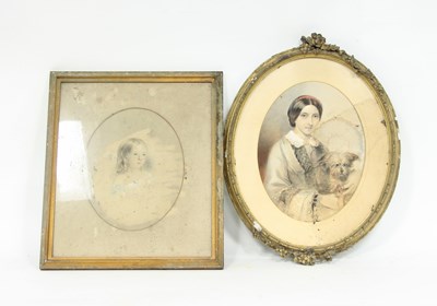 Lot 517 - 19th Century English School/Two Portraits of...