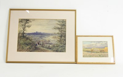 Lot 538 - John H Le Keux/Landscape with Windsor Castle...