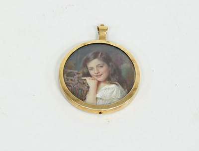 Lot 569 - English School circa 1910/Portrait Miniature...