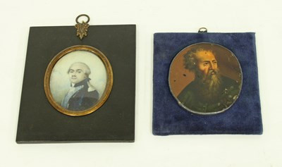 Lot 570 - 19th Century English School/Portrait Miniature...