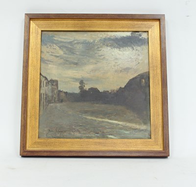 Lot 591 - David Murray/Street Scene in the...