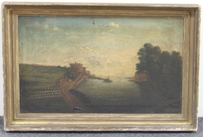 Lot 604 - English School, Early 19th Century/Harbour...