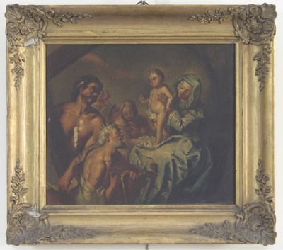 Lot 605 - 18th Century Italian School/Virgin and Child...