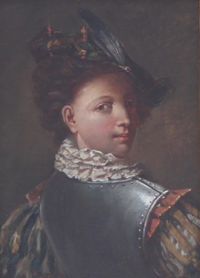 Lot 622 - 18th Century French School/Boy in Armour/half...