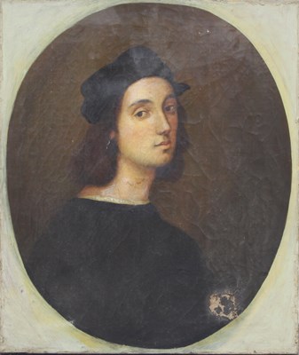 Lot 632 - After Raphael/Portrait of the Artist when a...