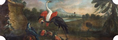 Lot 635 - Attributed to Marmaduke Craddock/Exotic Birds...